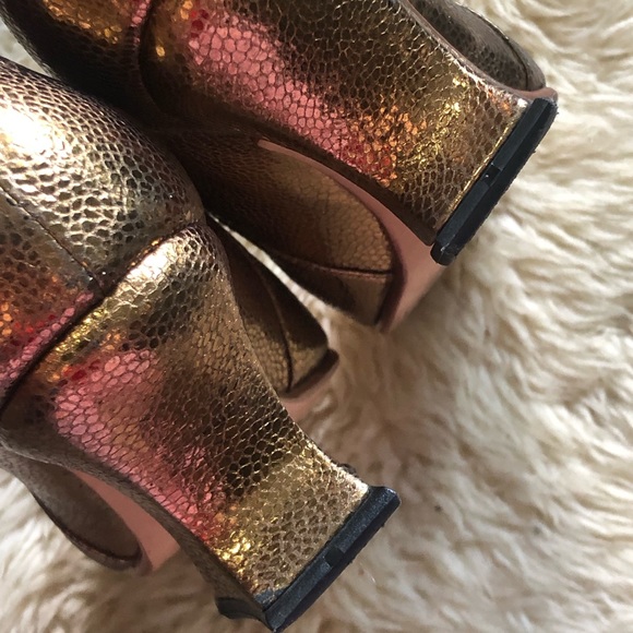 Fluevog Gold Super Fine Cardinals - Picture 8 of 11